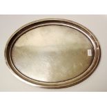 Edwardian sterling silver tray