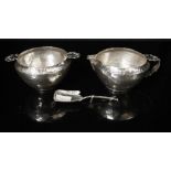 Australian sterling silver sugar and creamer