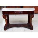 Victorian marble top washstand base
