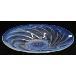 Rene Lalique Poissons opalescent glass bowl