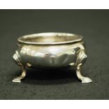 Georgian sterling silver salt cellar