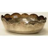 Italian 925 silver serving bowl