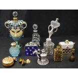 Quantity of novelty perfume bottles