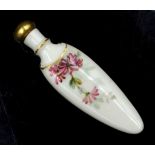 Antique Royal Worcester handpainted perfume bottle