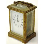 Vintage brass cased carriage clock