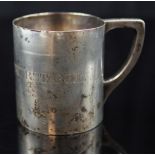 Antique Sargison Australian silver baptism cup