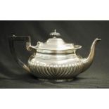 Edward VII sterling silver teapot