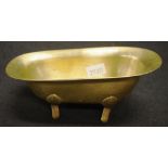 Vintage salesman's brass bathtub sample
