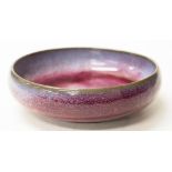 Chinese glazed pottery bowl