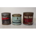 Three WW2 tobacco tins