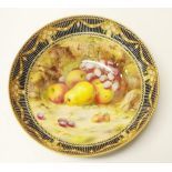 Antique Royal Worcester hand painted bowl
