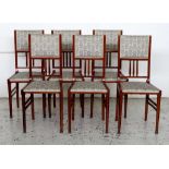 Set of 6 Art Nouveau Austrian dining chairs