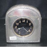 Early 20th century 8 day Goliath travelling clock