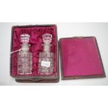 Antique French perfume bottle set