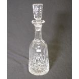 Waterford "Lismore" cut crystal spirit decanter