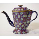 Rare antique Spode 'Argyle' coffee pot