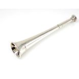 George V sterling silver hunting horn