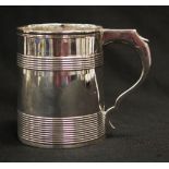 George III sterling silver tankard