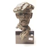 Bronze bust of an Australian Man