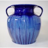 Large Melrose Ware Australia blue vase