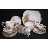 Shelley 'Heather' tea set