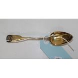Russian silver gilt spoon