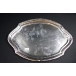 George V sterling silver tray