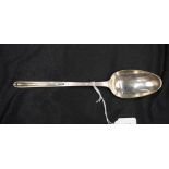 George III sterling silver marrow scoop & spoon