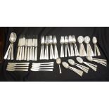 American sterling silver"old lace"part cutlery set