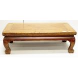 Chinese elm low coffee table