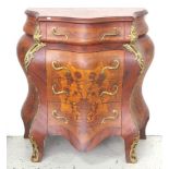 Louis XV style bombe commode