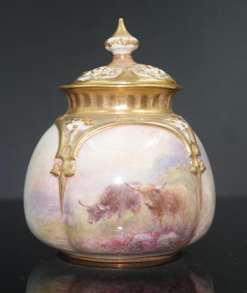 Royal Worcester Harry Stinton pot pouri - Image 5 of 7