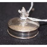 Sterling silver elf finial pill box