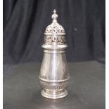 George V sterling silver sugar caster