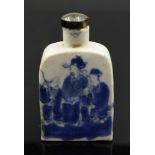 Good early Chinese blue & white snuff bottle