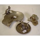 Vintage heavy metal kangaroo with Australia tray