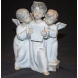 Lladro "group of angels choir" figurine