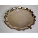 Edward VII sterling silver salver