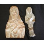 Two ancient Egyptian pottery images