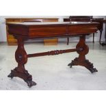 Victorian mahogany hall table