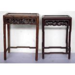 Two antique Chinese small tables