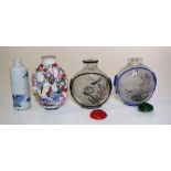 Group four Chinese snuff bottles