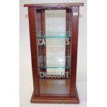 Vintage 'Cadburys Chocolate' display case
