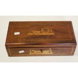 European Inlaid wooden box