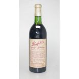 Bottle 1979 Penfolds grange hermitage wine