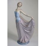 Lladro figurine of a dancing young lady