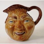 Lithgow Pottery (NSW) Face jug