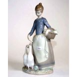 Lladro "Pacing the ducks" figurine