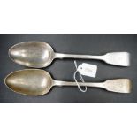 Pair of sterling silver spoons