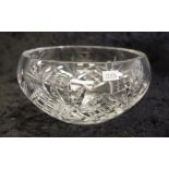 Royal Doulton cut crystal bowl